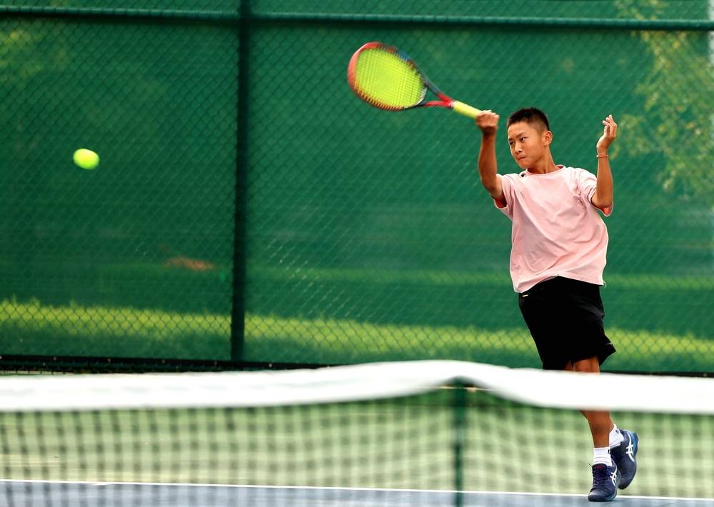 网球:网球少年目标“大满贯”赛场