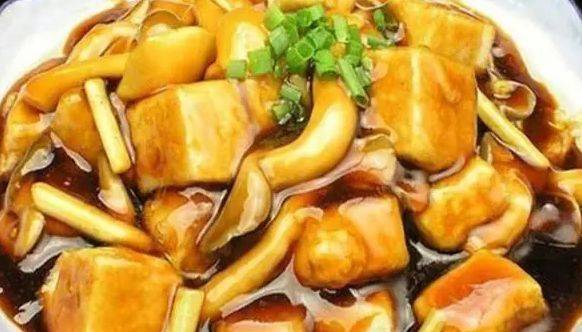 美食:香菇红烧豆腐美食，用美食治愈人生