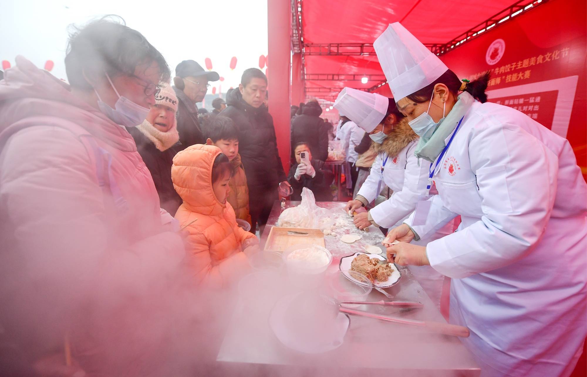 美食:永济市首届“牛肉饺子”主题美食文化节开幕